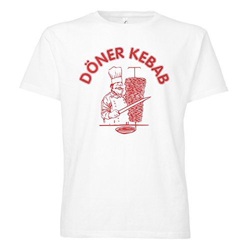 ShirtWorld - Döner Kebab - T-Shirt 5XL, Weiß ShirtWorld - Döner Kebab - T-Shirt 5XL, Weiß
