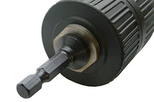 1/4″ Sechskant Bohrfutterschaft mit 1/2″-20 UNF Gewinde und Konterschraube - 4