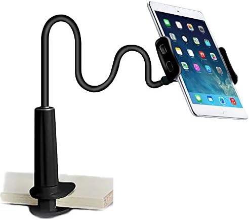 YanhuanChan Adjustable Phone Stand/iPhone Stand,[Multi-Angle] Aluminum Cell Phone holder, Smartphone Dock for All Cell Phones and Tablets,For iPad Air 2 3 4,Mini 2 3 4,iPhone X/8/7/6s/6 Plus,Samsung Galaxy S8 S7 Note 8,Huawei,XIaomi (Black)