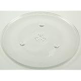 Drehteller für Mikrowelle 31,5 cm Mikrowellenteller 315 mm Glasteller Drehteller Ersatz Teller Glasplatte Glasdrehteller für