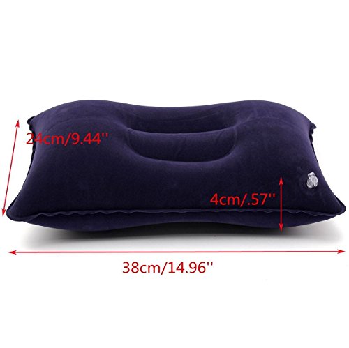 KING DO WAY aufblasbare kissen bequem flugreisen Reisekissen outdoor reise camping kopf hals rest polster schuetzen inflatable pillow Strandkissen - 6
