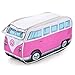 Produktbild Volkswagen VW-Kulturbeutel und Waschbeutel, VW Bulli T1, für Toilettenartikel und Kosmetika, Unisex, VW-Geschenke, Rosa