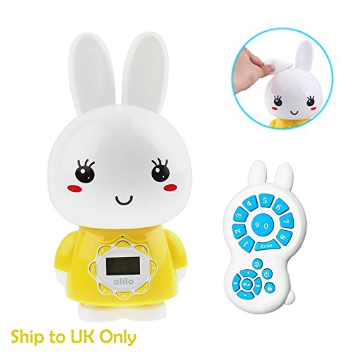 Alilo Big Bunny Baby Toy Toddler MP3 Player with Remote Control Early Learning Toys Yellow