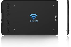 XP-PEN Deco Mini 7W Tavoletta grafica Wireless 7 x 4 pollici con penna digitale senza batteria, senza fili, 8192 livelli con inlinazione a 60°, per disegno, compatibile con Mac e Windows