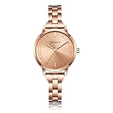 Easy Go Shopping Damenuhr Stahlband Quarz Uhr Wasserdichte Uhr für Frauen (Color : 3)