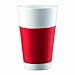 Produktbild Bodum 10110-294 Canteen Tasse 0,35 l, 2 Stück, Porzellan, rot umrandet