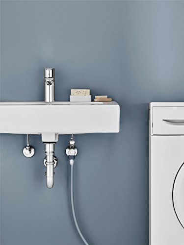 Grohe Eckventil, mit angerauhtem Gewinde, Wandanschluss 1/2 Zoll, Abgang 3/8 Zoll, (22037000) - 4