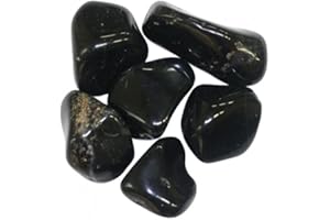 LA SPHÈRE GUÉRISSEUSE Onyx negro enrollado de 2 a 3 cm, piedra natural litoterapia, 1 unidad, moyen, Piedra, Ónix