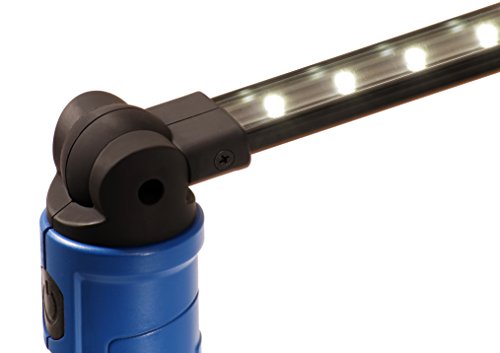 as – Schwabe Lichtfabrik Akku Handlampe EVO 2, Inspektionslampe, 3 W, 10 plus 3 LED, blau, 42807 - 4