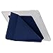 Price comparison product image iPad Pro 10.5 Case, HZSSEC Origami Smart Stand Cover with Auto Sleep/Wake Function, Soft TPU Back Cover for New Apple iPad Pro 10.5 inch 2017 Released, Dark Blue