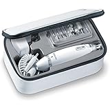 Beurer MP62 Set Manicura Pedicura Profesional, 10 accesorios incluidos, con luz