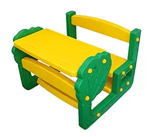 eHomeKart School Activity Study Desk for Kids - Playgro Tree Dual Seater Plastic Study Table and Chair - Dimensions - L30