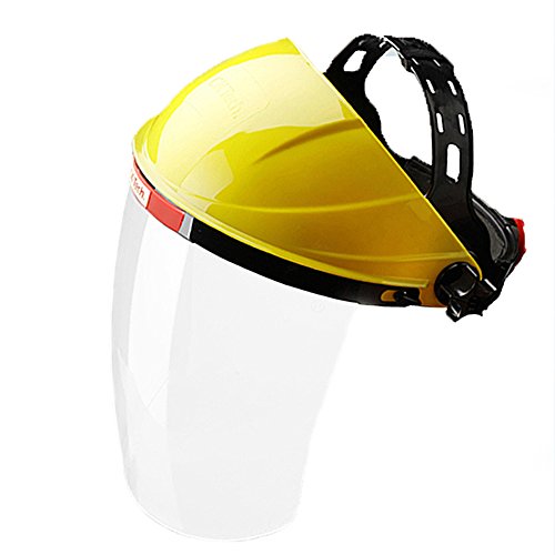 Einstellbare klare Gesichtsmaske Schild Visier Sicherheit Arbeitskleidung Augenschutz – ideal für Gartenarbeit Kochen Öl Spritzwasser - 3