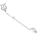 Toyvian Clip de Note de Musique Accessoire Design Compact et Léger en Fer Argenté pour Flûte pour Musiciens Débutants et Membres de Groupe