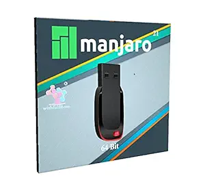 Manjaro 20.1 XFCE 64 Bit Live Bootable Installation 16GB USB Pen Drive