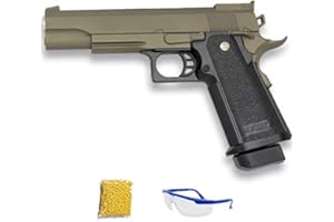 GOLDEN EAGLE 1911 TAN GE3002.Pistola de Airsoft Calibre 6mm (Arma Aire Suave de Bolas de plástico o PVC). Sistema: Muelle. <3,5J