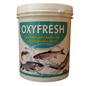 OXYFRESH - DO Improver | Oxygen Powder | Toxic Gas Remover | Alkalinity Stabilizer | Aquaculture Oxygen Powder | Aqua Dissolved Oxygen