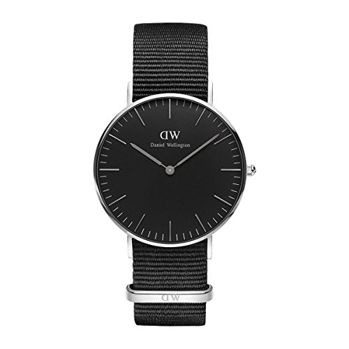 Daniel Wellington Unisex-Armbanduhr CLASSIC BLACK Analog Quarz Textil DW00100151 Daniel Wellington Unisex-Armbanduhr CLASSIC BLACK Analog Quarz Textil DW00100151