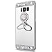 Produktbild Galaxy S8 Hülle,Galaxy S8 Spiegel Hülle Mirror Case,Surakey Luxus Glitzer Strass TPU Schutzhülle für Samsung Galaxy S8 Silikon Handyhülle mit Glitzer Strass 360-Grad Handy Ständer Ring Holder, Neu Mode Cool Bling Glitzer Kristall Strass Diamant Silber Schlank Ultradünnen TPU Silikon Schutz Handy Hülle Case Tasche Silikon Crystal Case Durchsichtig Rahmen Schlank Etui Bumper für Samsung Galaxy S8, Silber