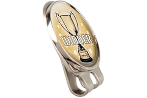 WINNER Fusion Clip pour casquette ou Chapeau et marqueur de balle de golf magnétique par Asbri Golf Relève-pitch aux