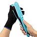 KING DO WAY Black Heat Resistant Protective Gloves Mittens For Hair Straighteners Hair Curler