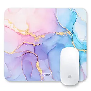 ARTBRIZ Mouse Pad, Large Printed Premium Textured Waterproof Anti Skid Rubber Base for Desktop Laptop Gaming Professional 240X200X3mm [20% Larger] (Marble Texture 1, Pack of 1)