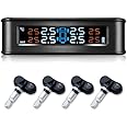 Skyshop® Solar M200 Prime TPMS Internal USB/Solar TPMS (Car Tyre Pressure Monitoring System) Tire Pressure & Temperature Display