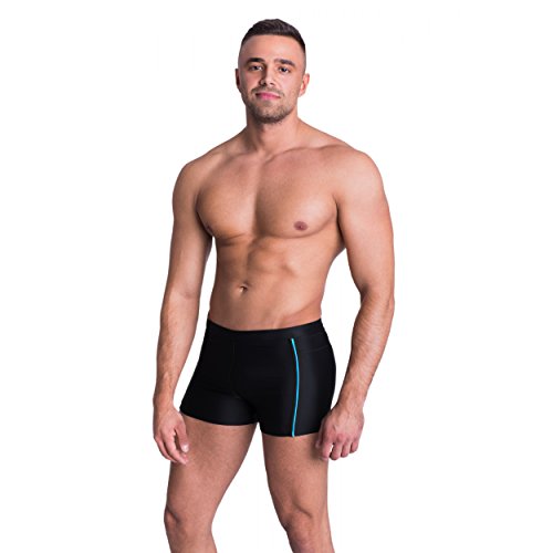 Herren Badehose Kurze Schwimmhose Große Größen Männer Badeshorts Übergrößen Schwarz 4XL 5XL 6XL 7XL 8XL - 2