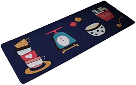 YOXI Runner Rug Kitchen Rugs Fox Sea Animal Mat Rug Non-Slip Kitchen Mat Rubber Backing Doormat Entrance Mats
