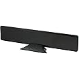 GE Pro Bar Indoor TV Antenna, Modern Design, TV Antenna for Entertainment Center and Home Decor, Digital, HDTV Antenna, Smart TV, 4K 1080p VHF UHF, Coax Cable, Reversible Black White, 33683
