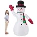 Produktbild [en.casa] Riesiger Schneemann 240cm LED Beleuchtet Weihnachten Deko Lebensgroß Aufblasbar