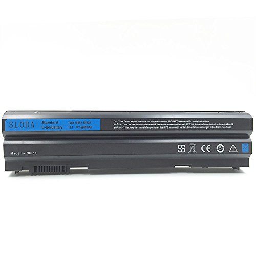 SLODA Laptop Ersatz Akku für Dell Latitude E6420 E6430 E6520 E6530 E5420 E5520 E5430 E5530 Vostro 3460 3560 Serie Laptop Ersatz Batterie [Li-ion 11.1V 5200mAh 6 Zellen] - 2