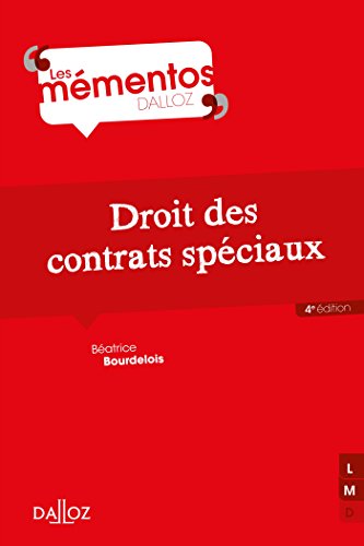 Télécharger Droit des contrats spéciaux - 4e éd. Livre eBook France