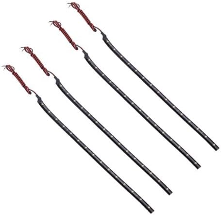 Flexible Light Strip 15 LEDs 12 V 30 cm Watertight White - Pack of 4