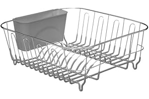 Paris Prix Five Simply Smart - Egouttoir à Vaisselle Métal Coloré 36cm Gris