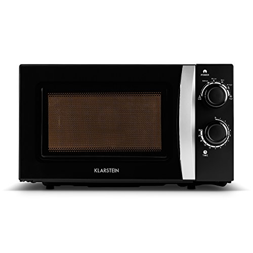 Klarstein myWave Mikrowelle Mikrowellenofen (700W, 20 Liter, Timer, 6 Leistungsstufen, großes Sichtfenster) schwarz - 3