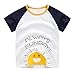 Produktbild MRURIC Baby T-Shirt Jungen Babykleidung Mode Cartoon Print Kinder T-Shirt Kurzarm Klar Bin ich süß - bei dem Papa | handbedruckt in Deutschland | Handmade with Love