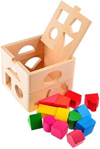 Kids Baby Educational Toys Wooden Building Block Toddler Toys for Boys Girls Learning Toy Tool Coordinating Kids Eye?And?Hand?Movements -Clever Kids Necessities Do Not Miss It