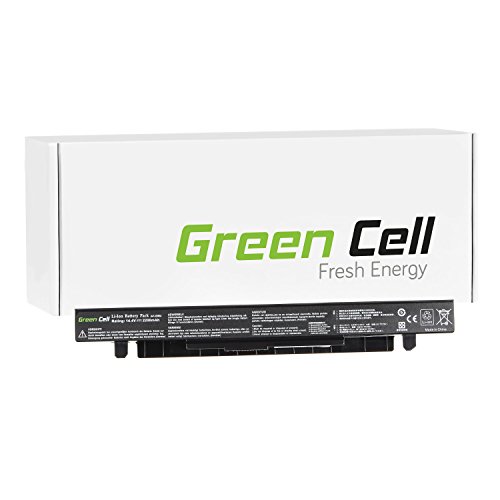 Green Cell® Standard Serie A41-X550A Laptop Akku für Asus A450 A550 F450 F550 F550C F550L F552 F552C F552CL K550 K550C X450 X552 (4 Zellen 2200mAh 14.4V Schwarz)