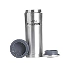 Milton Thermosteel Optima 420 Stainless Steel Flask, 420ml, Steel