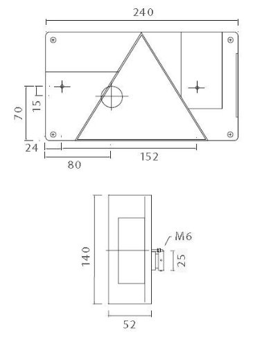 Aspöck Multipoint 1 Rückleuchte rechts mit Rückfahrscheinwerfer - 2