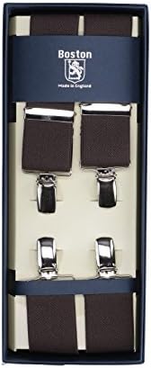 ALBERT THURSTON Bretelle Clips Unite Marrone MOD. AT11-UNITA UNI