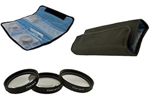 PROFOX 3 teiliges Nahlinsen (Makrolinsen) Set +4, 8, 10 Dioptrien für die Makrofotografie - Filterdurchmesser 37mm