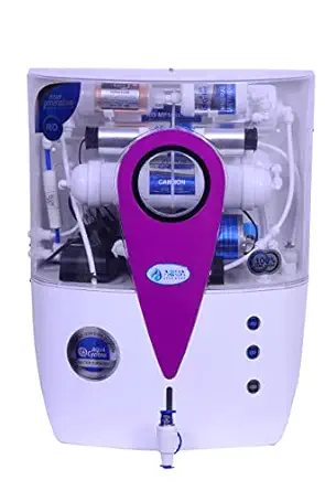 AQUA JIVA STAR Water Purifier Aqua Cyclone 12 L Water Purifier RO + UV + UF + Tds Controller With Active Copper (Made In India), Pink