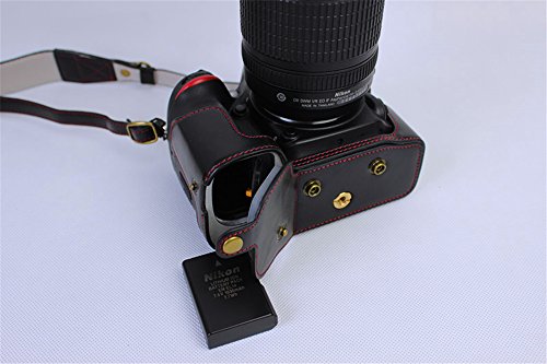 Boliner faite la main en cuir PU FullBody Coque Sac Housse pour appareil photo Nikon D750 avec objectif 24 700 mm Bottom Ouverture Version Tour de cou Mini sac de rangement reviews Boliner faite la main en cuir PU FullBody Coque Sac Housse pour appareil photo Nikon D750 avec objectif 24 700 mm Bottom Ouverture Version Tour de cou Mini sac de rangement