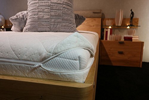 Deluxe hochwertiger Schonbezug für Matratzen 90 x 200 cm Größe Gr. 3: Matratzenhöhe 17-19 cm - 3