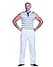 Produktbild Fantast Costumes Herren Seeman Karneval Kostüm French Sailor Kleidung Top, Hose und Hut