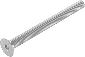 Tornillo avellanado SECCARO M6 x 70 mm, acero inoxidable V2A VA A2, DIN 7991 / ISO 10642, hexágono interior, 20 piezas