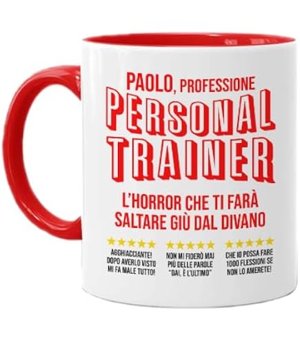 New Indastria Tazza Personal Trainer – Mug In Ceramica Con Stampa HD, Idea Regalo - 3
