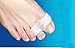 Ewin24 2 Pairs Revolutionary New Designed Stable 2 Holes Toe Separator Corrector Protect Bunion Straightener Hallux Valgus